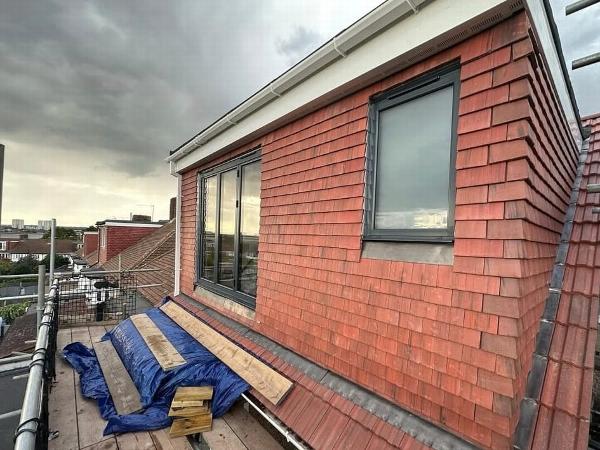 Photo of completed loft extension in Hoddesdon