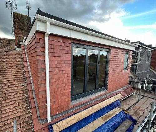 Completed loft extension exterior